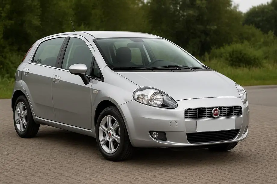 Fiat Punto Grande/EVO 2006–2018 Buitenste raamomlijsting (6 stuks, RVS) Foto 1