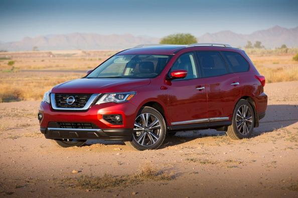 Nissan Pathfinder-crossover: faceliftmodificatie