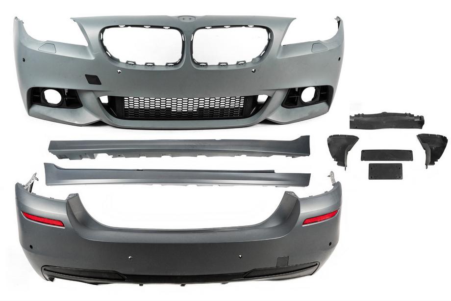 BMW 5 Serie F10/F11 2010–2016 Complete bodykit (M-Performance LCI) Enkele uitlaat met uitlaten links en rechts Foto 2