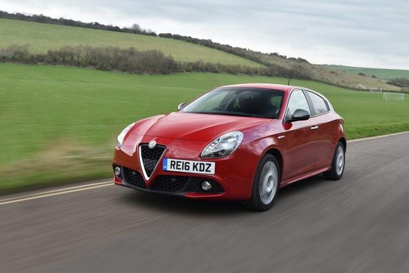 Faceliftmodel van de Alfa Romeo Giulietta hatchback