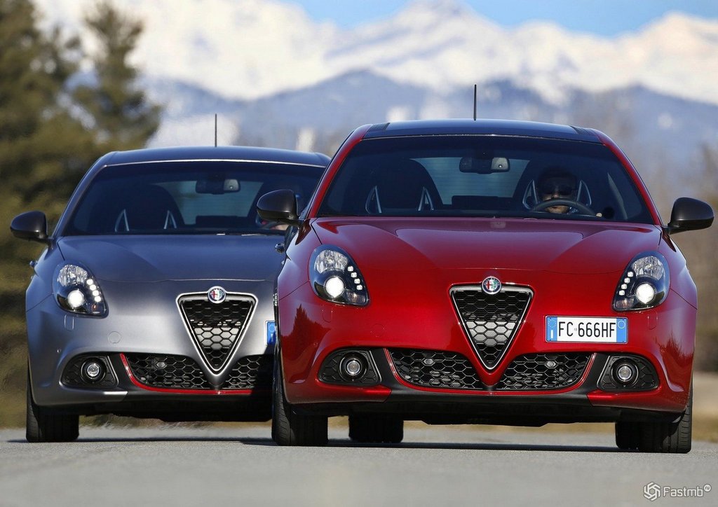 Faceliftmodel van de Alfa Romeo Giulietta hatchback