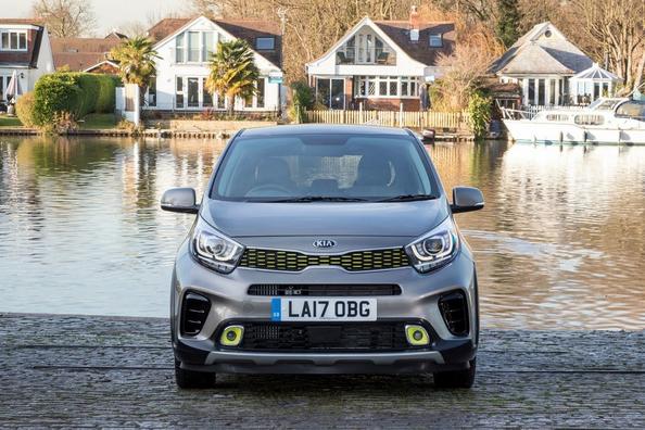 Crossovervariant van de Kia Picanto X-Line hatchback