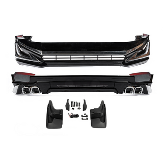 Modelista V3-LED voor- en achterbumper lip kit (2017-) Toyota Land Cruiser Prado 150 2009–2023 foto 2