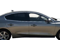 Ford Focus IV 2018– OmsaLine bovenste raamlijsten HB, SD (4-delig, RVS) foto 1
