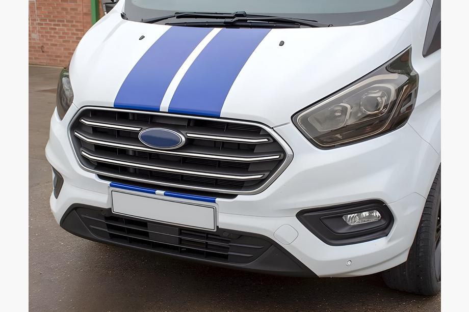 Ford Custom 2013–2022 RVS grillelijsten 2018+ (4 st.) Image
