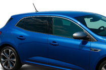 Renault Megane IV 2016–2025 Bovenste raamomlijsting (HB, 6-delig, RVS) foto 1