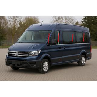 Onderste raamlijsten voor middellange wielbasis (8 stuks, RVS) Volkswagen Crafter 2016– foto 1