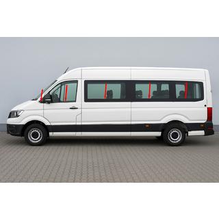 Onderste raamsierlijsten lange wielbasis (10 st., RVS) Volkswagen Crafter 2016– foto 1