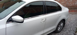 Volkswagen Jetta 2011–2018 Onderste raamlijsten (set 6 st., RVS) Carmos - Turks staal foto 3