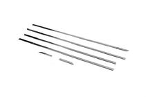 Volkswagen Jetta 2011–2018 Onderste raamlijsten (set 6 st., RVS) Carmos - Turks staal foto 9