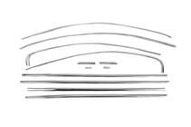 Volkswagen Jetta 2011–2018 Complete raamomlijsting (12 st., RVS) Carmos - Turks staal foto 2