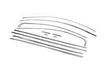 Volkswagen Jetta 2011–2018 Complete raamomlijsting (12 st., RVS) Carmos - Turks staal foto 4
