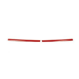 Bovenste grille sierlijsten 2015-2019 (set van 2, rood) Volkswagen T6 2015–2024 foto 2