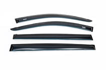 Mitsubishi L200 2006–2015 Raamwindschermen (4 stuks, Niken) foto 2