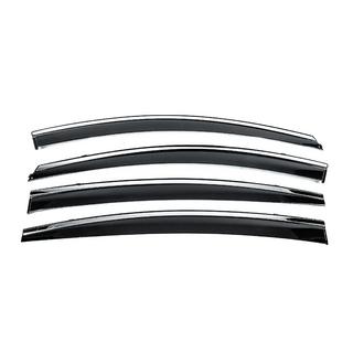 Raamwindschermen met chromen sierlijst (set van 4, Niken) Hyundai Elantra (AD) 2015–2020 foto 3