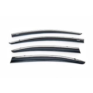 Raamwindschermen met chromen sierlijst (set van 4, Niken) Honda Civic Sedan IX 2011–2016 foto 2