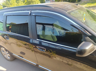 Dacia Lodgy 2012–2022 Raamwindschermen met chromen sierlijst (set van 4, Niken) foto 4