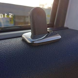 RVS afdekkappen voor interieurknoppen (set 4 stuks) foto 2