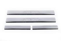 Fiat Siena 1996–2016 Carmos instaplijsten RVS (4 stuks) foto 2