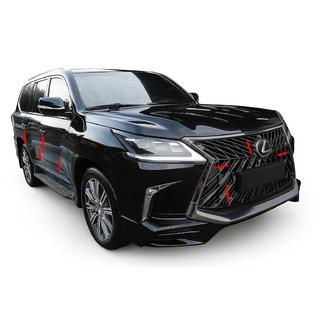 BlackEdition bodykit set (voor TRD 2016+) Lexus LX570/450d 2008–2022 foto 1