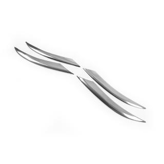 Chroom mistlampafdekkingen voor AMG (4 stuks) Mercedes C-klasse W205 2014–2021 foto 4