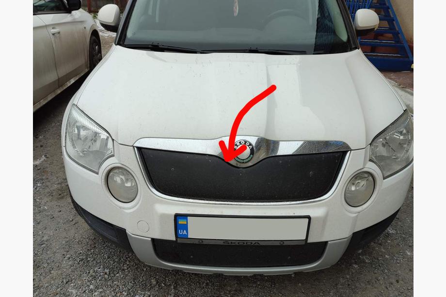Skoda Yeti 2009–2017 Winterafdekking voor radiateurgrille (boven, 2009-2013) Image