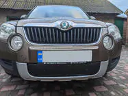 Skoda Yeti 2009–2017 Winterafdekking voor grille (onder, 2009-2013) foto 1