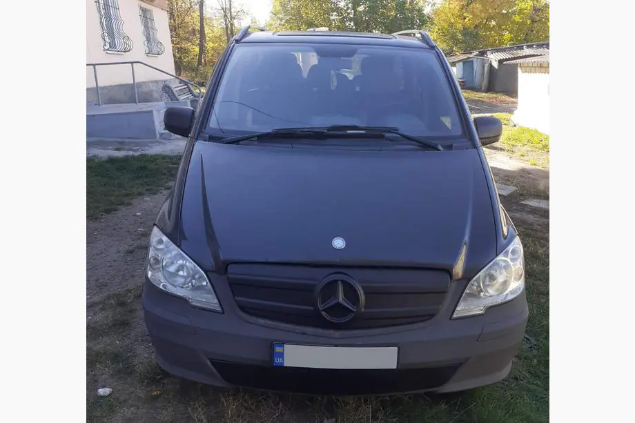 Mercedes Vito W639 2004–2014 Winterafdekking voor grille V2 (2010-2015) Image