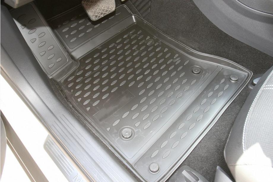 Mercedes GLA X156 2014–2019 Rubberen vloermattenset voor interieur (4 stuks, Novline) Foto 2