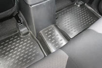 Mitsubishi L200 2015–2024 3D rubberen automatten voor interieur (4 stuks, Novline) Budget uitvoering foto 2