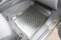 Mitsubishi L200 2015–2024 3D rubberen automatten voor interieur (4 stuks, Novline) Budget uitvoering foto 5