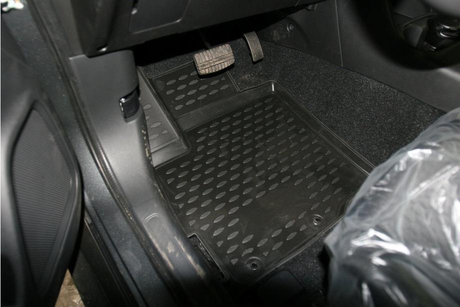 Mitsubishi Outlander 2012–2021 3D rubberen automatten voor het interieur (4 stuks, Novline) 2WD Foto 2