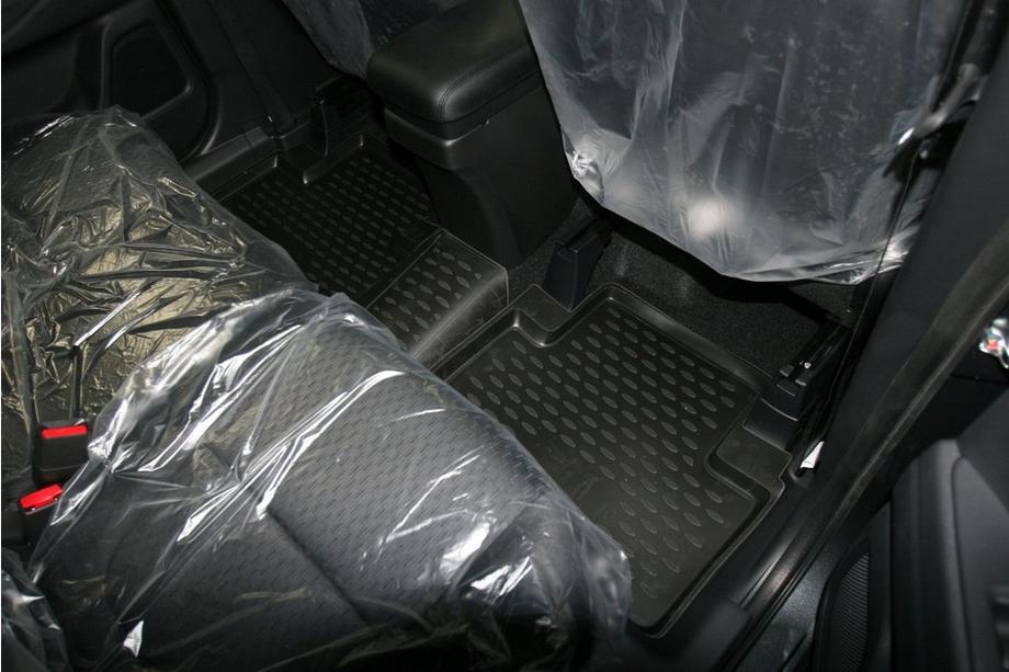Mitsubishi Outlander 2012–2021 3D rubberen automatten voor het interieur (4 stuks, Novline) 2WD Foto 3