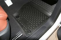 Volkswagen Touareg 2010–2018 3D rubberen automatten voor het interieur (4 stuks, Novline) voor twee-zone climate control foto 4