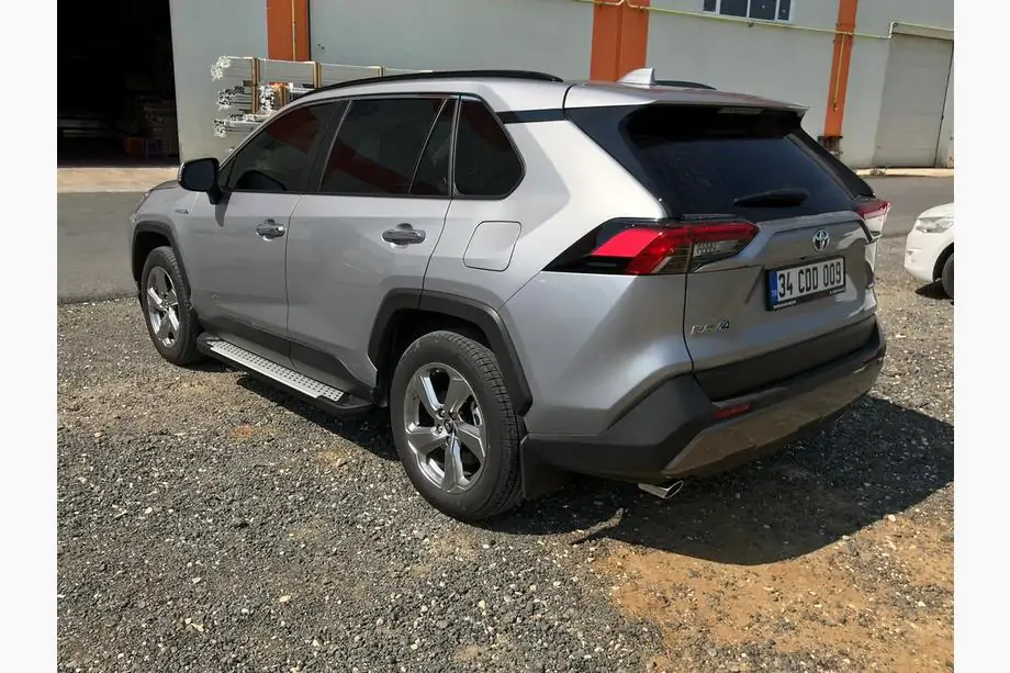 Toyota Rav 4 2019–2025 Side steps Allmond Grey (2 stuks, aluminium) Foto 4