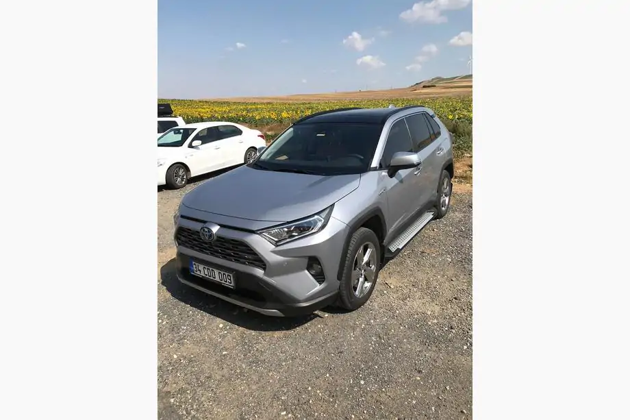 Toyota Rav 4 2019–2025 Side steps Allmond Grey (2 stuks, aluminium) Foto 3