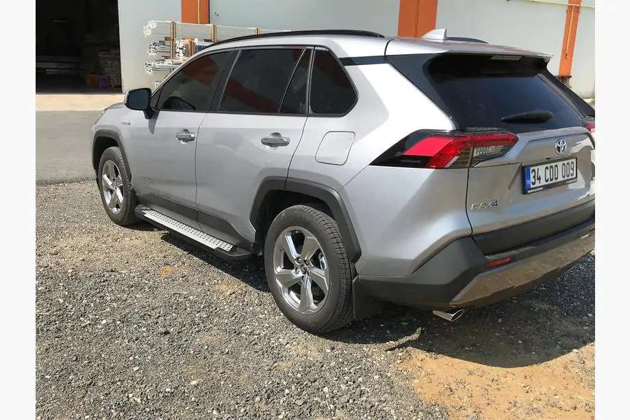 Toyota Rav 4 2019–2025 Side steps Allmond Grey (2 stuks, aluminium) Foto 5