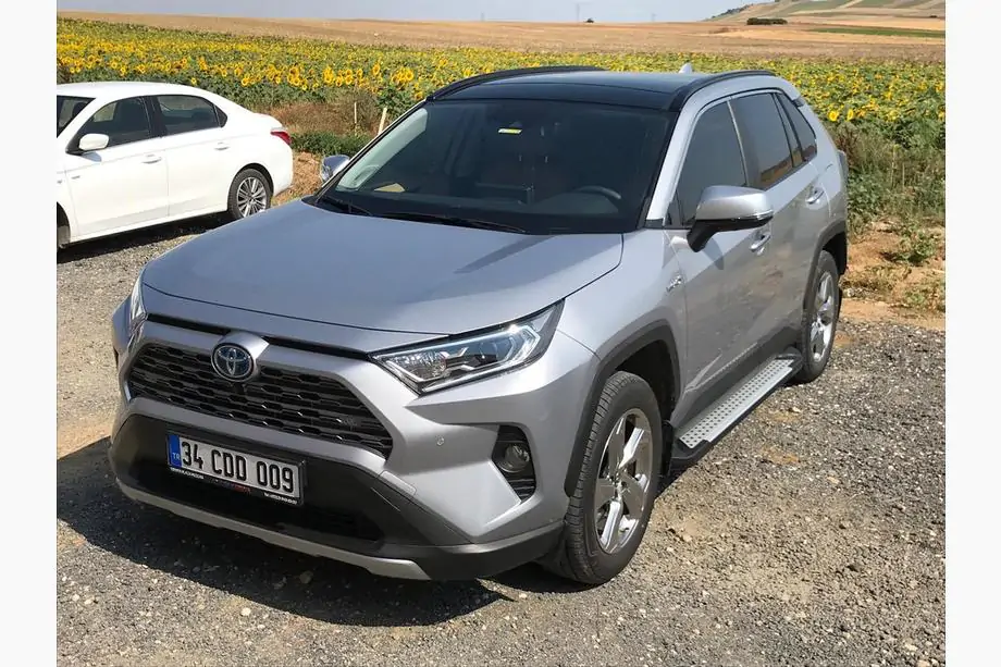 Toyota Rav 4 2019–2025 Side steps Allmond Grey (2 stuks, aluminium) Foto 6