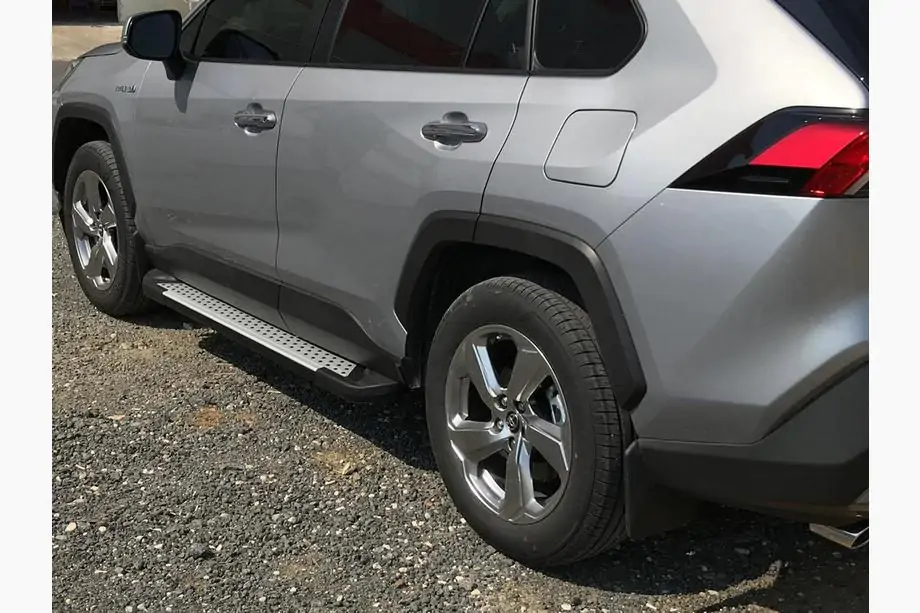 Toyota Rav 4 2019–2025 Side steps Allmond Grey (2 stuks, aluminium) Foto 7