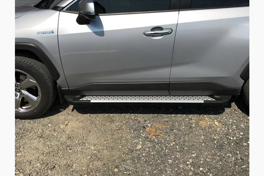 Toyota Rav 4 2019–2025 Side steps Allmond Grey (2 stuks, aluminium) Foto 8