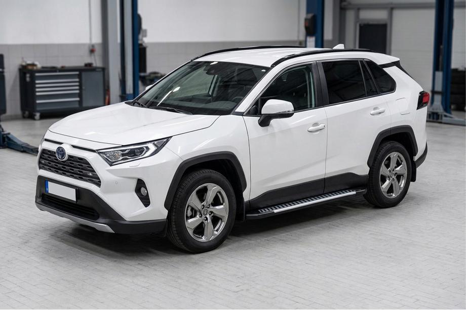Toyota Rav 4 2019–2025 Line side steps (set van 2, aluminium) Image
