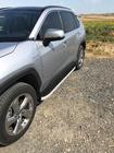 Toyota Rav 4 2019–2025 Side steps Tayga Grey (set van 2, aluminium) foto 2