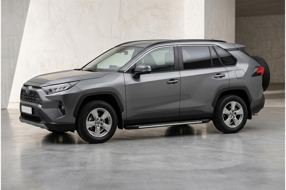 Toyota Rav 4 2019–2025 Side steps Bosphore Grey (set van 2, aluminium) Image