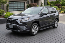 Toyota Rav 4 2019–2025 Side steps Bosphore Black (set van 2, aluminium) foto 1