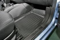 Fiat Punto Grande/EVO 2006–2018 (2006↗) Rubberen vloermattenset voor interieur (4 stuks, Novline) 5D foto 4