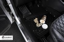 Hyundai Creta 2014–2020 Rubberen vloermattenset voor interieur (4 stuks, Novline) foto 7