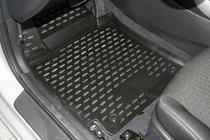 Hyundai Elantra (HD) 2006–2011 Rubberen vloermattenset voor interieur (4 stuks, Novline) foto 2