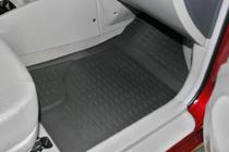 Kia Cerato 1 2004–2009 Rubberen vloermattenset voor interieur (4 stuks, Novline) foto 4