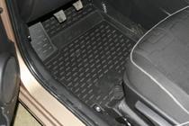 Kia Venga 2010–2019 Rubberen vloermatten voor het interieur (3 stuks, Novline) foto 2