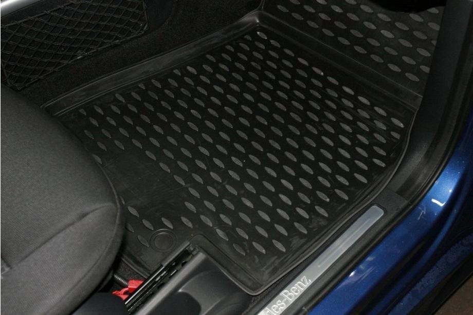 Mercedes B-Klasse W245 2005–2011 Rubberen vloermattenset voor interieur (4 stuks, Novline) Foto 4